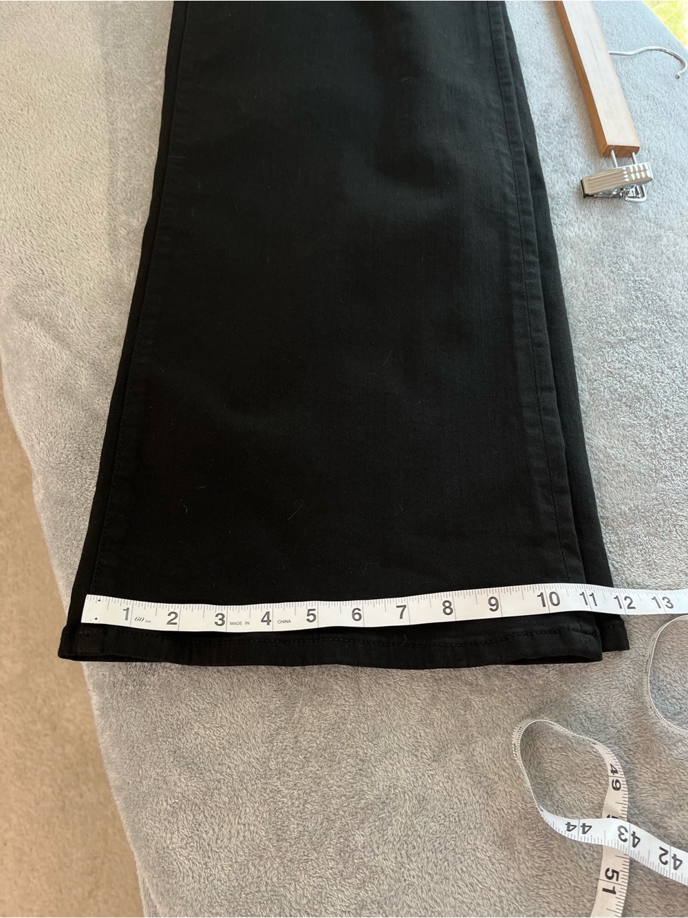 FRAME NWOT Le Slim Palazzo Long Jeans in Black size 29 - Picture 8 of 9